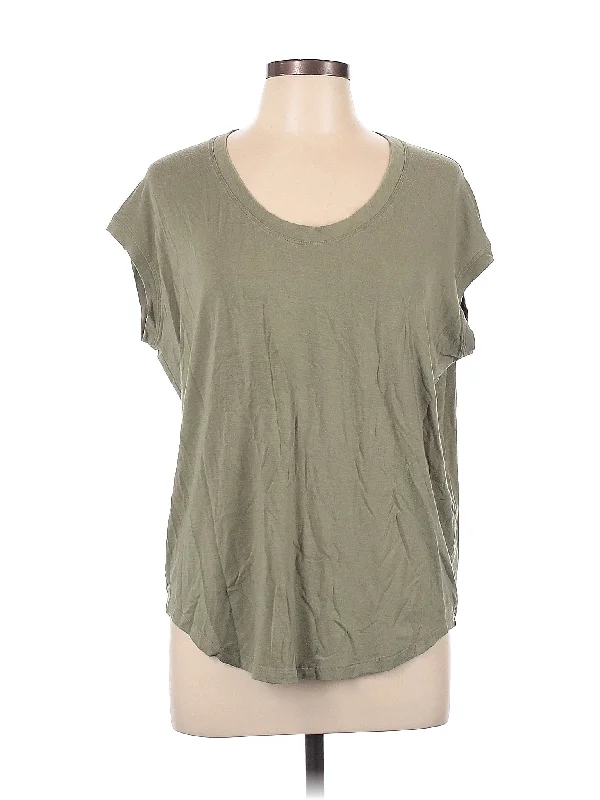 Women's Yoga Tops with Built-In Bra Support -Short Sleeve T Shirt