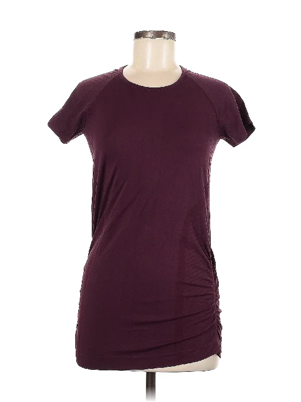Women's Yoga Tops with Athletic Style -Short Sleeve T Shirt