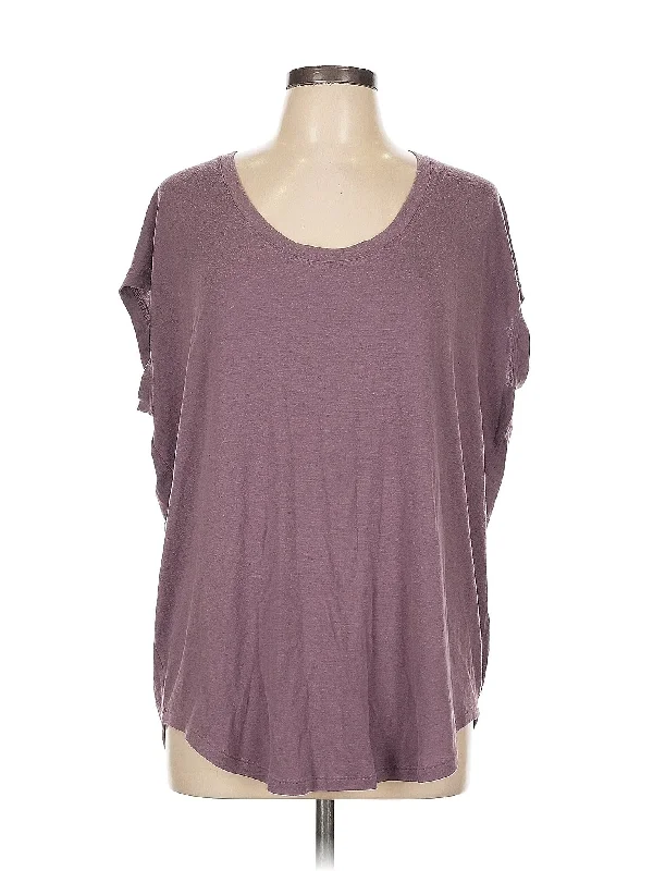 Yoga Tops with Relaxed Fit for Poses -Short Sleeve T Shirt