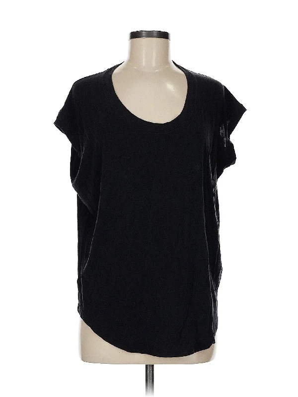 Yoga Tops with Mesh Fabric for Breathability -Short Sleeve T Shirt