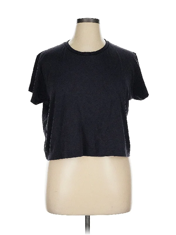 Relaxed Yoga Tops for Women -Short Sleeve T Shirt