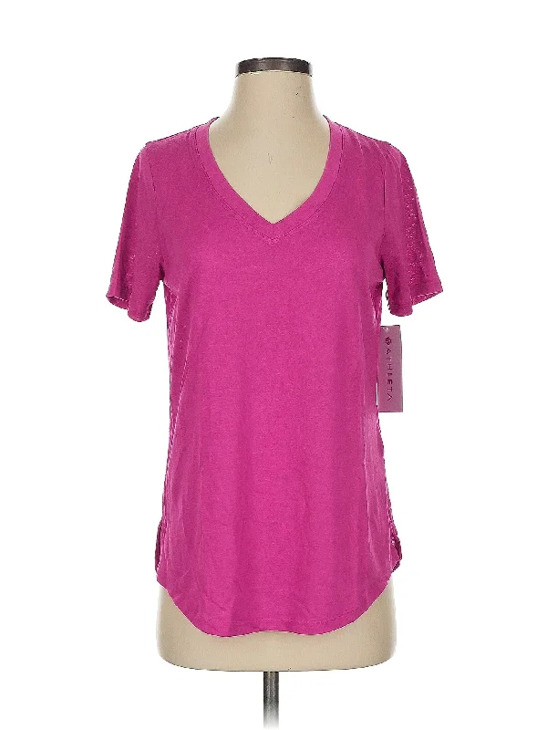 Yoga Tops with Breathable Fabric -Short Sleeve T Shirt