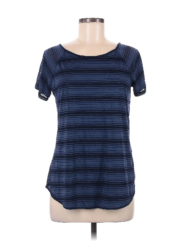 Yoga Tops with Built-In Support Bra -Short Sleeve Top