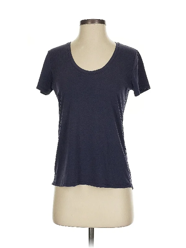 Yoga Tops with Built-In Bras -Short Sleeve Top