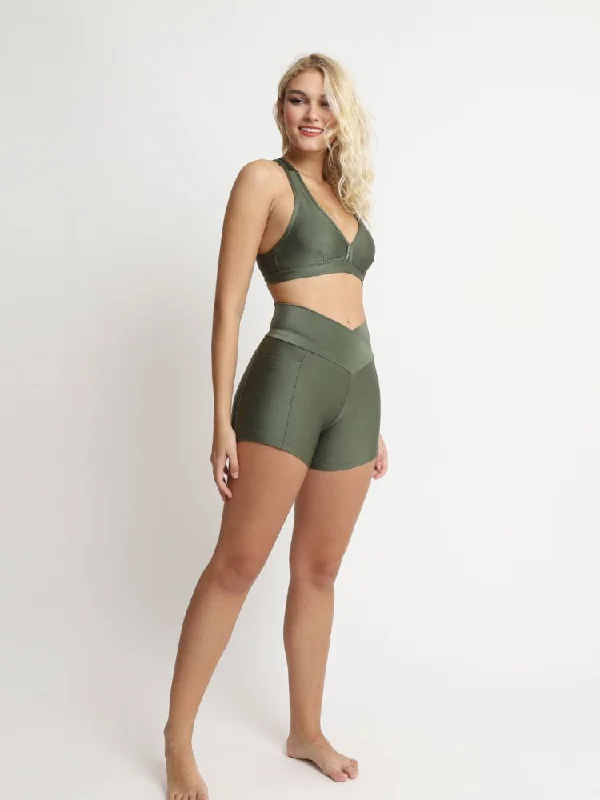 Yoga Shorts for Flexibility and Support -Shorties with Pockets - CROCO