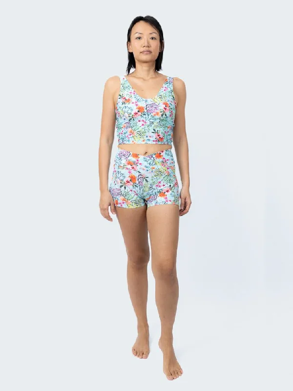 Yoga Shorts for Yoga and Stretching -Shorties with Pockets - WAILEA