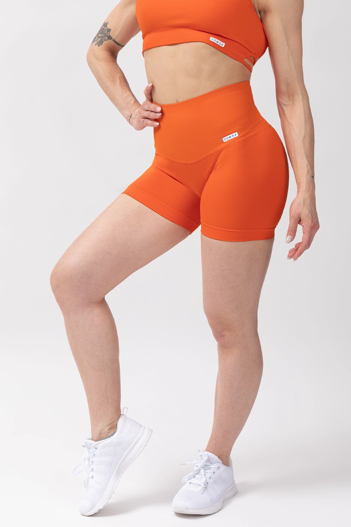 Women's Yoga Shorts for All Activities -Shorts All-Up Arancione