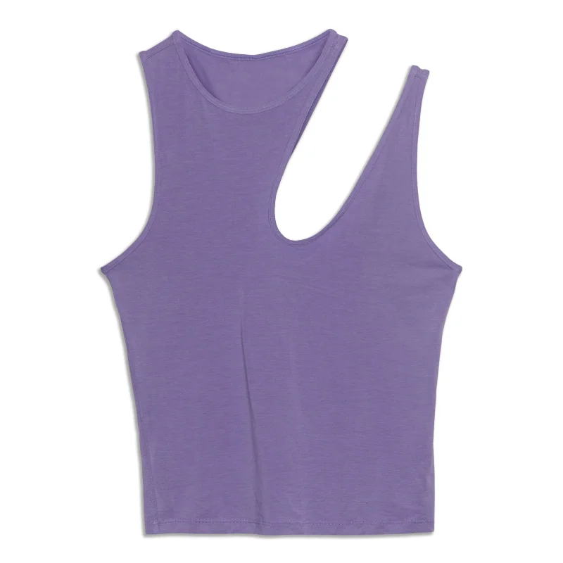 Comfortable Yoga Tops for Every Workout -Shoulder Cut-Out Yoga Tank Top - Resale