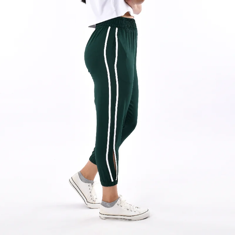 Breathable Full-Length Yoga Pants for Comfort -Side Slit jogger pants