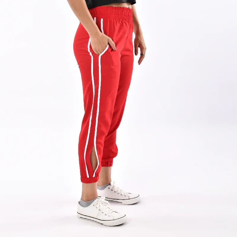 Stylish Yoga Pants with High Waist -Side Slit jogger pants
