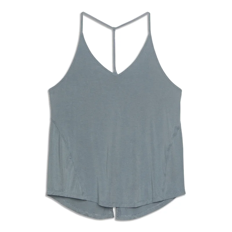 High-Neck Yoga Tops for Maximum Comfort --Silk Yoga Tank Top - Resale