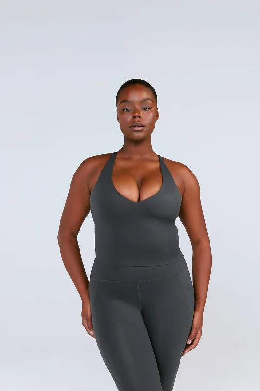 Comfortable Yoga Tops for Pilates and Yoga -SKINLUXE BUILT-IN SUPPORT STRAPPY BACK CAMI TOP - DEEP TEAL Comfortable Yoga Tops for Pilates and Yoga -SKINLUXE BUILT-IN SUPPORT STRAPPY BACK CAMI TOP - DEEP TEAL