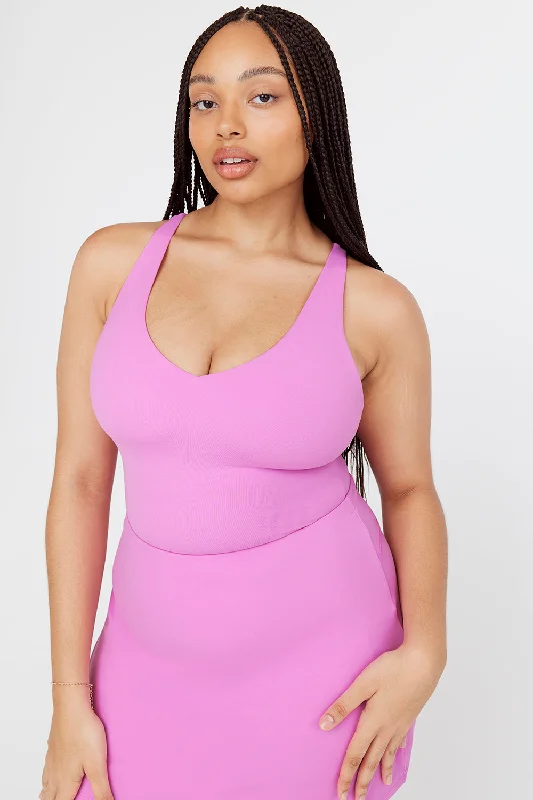 Yoga Tops for Daily Practice -SKINLUXE BUILT-IN SUPPORT STRAPPY BACK CAMI TOP - BUBBLEGUM Yoga Tops for Daily Practice -SKINLUXE BUILT-IN SUPPORT STRAPPY BACK CAMI TOP - BUBBLEGUM