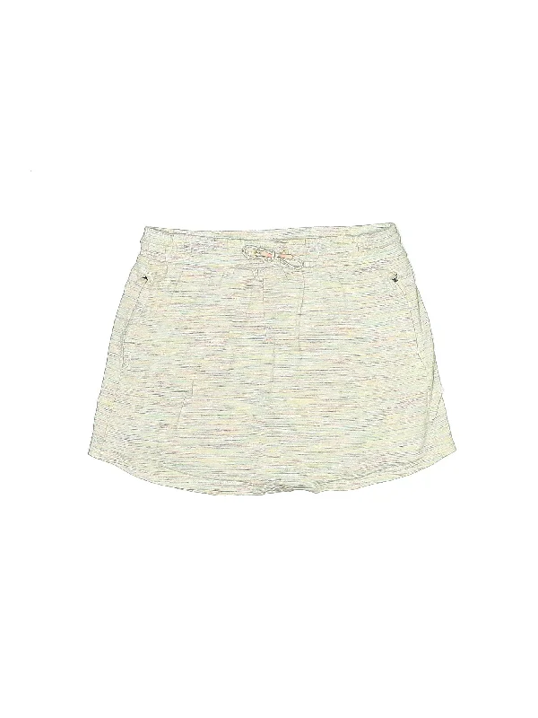 High-Waisted Yoga Shorts for Comfort and Support -Skirt