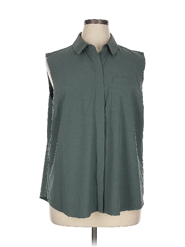 Long Sleeve Yoga Tops for Winter -Sleeveless Blouse