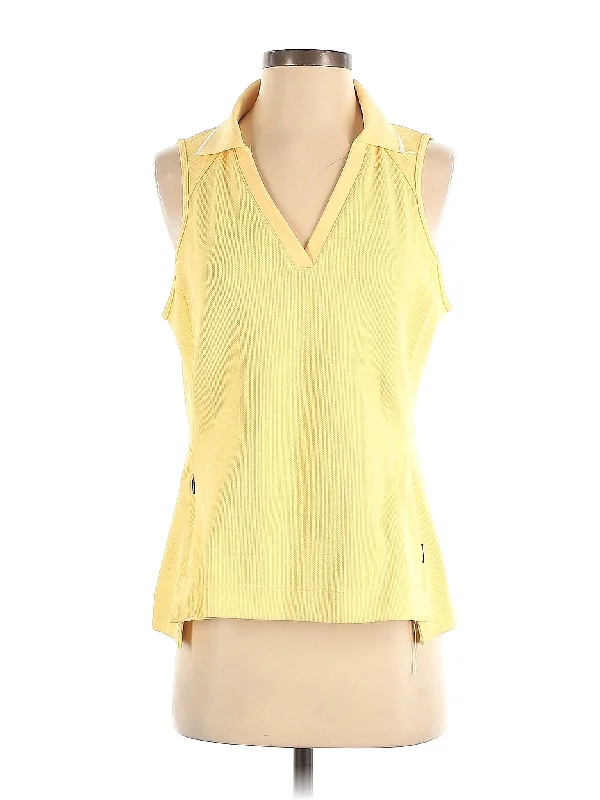 Yoga Tops with Relaxed Fit for Comfort -Sleeveless T Shirt