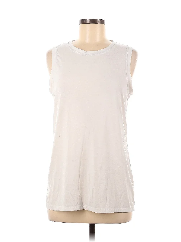 Women's Yoga Tops with Relaxed Fit -Sleeveless T Shirt