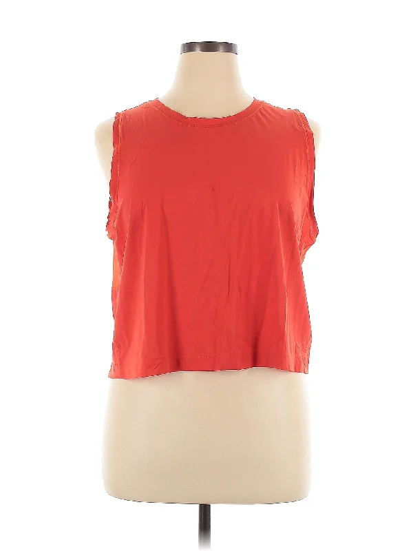 High-Waisted Yoga Tops for Better Coverage -Sleeveless T Shirt