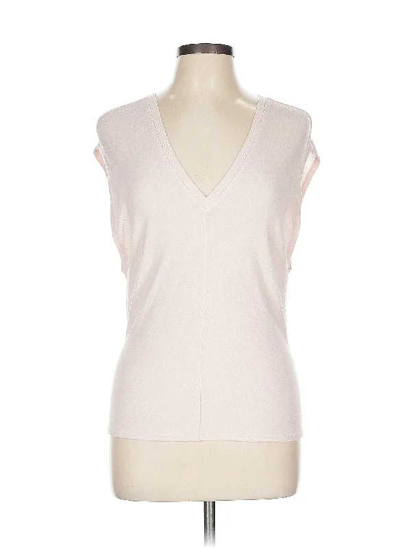 Relaxed Fit Yoga Tops -Sleeveless T Shirt