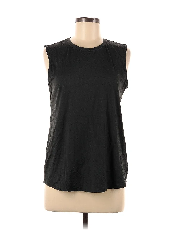 Women's Yoga Tops with High Coverage -Sleeveless Top