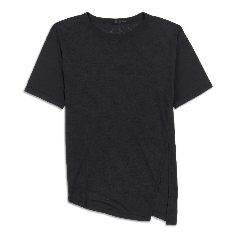 Yoga Tops for Flexibility and Relaxation -Sneak Out Short Sleeve Shirt - Resale