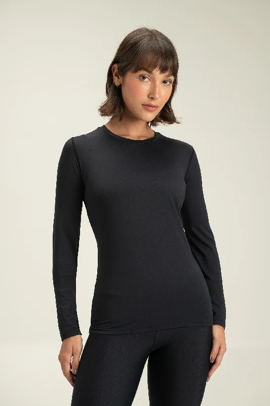 Soft Yoga Tops for Everyday Practice -Soft Skin Long Sleeve T-Shirt