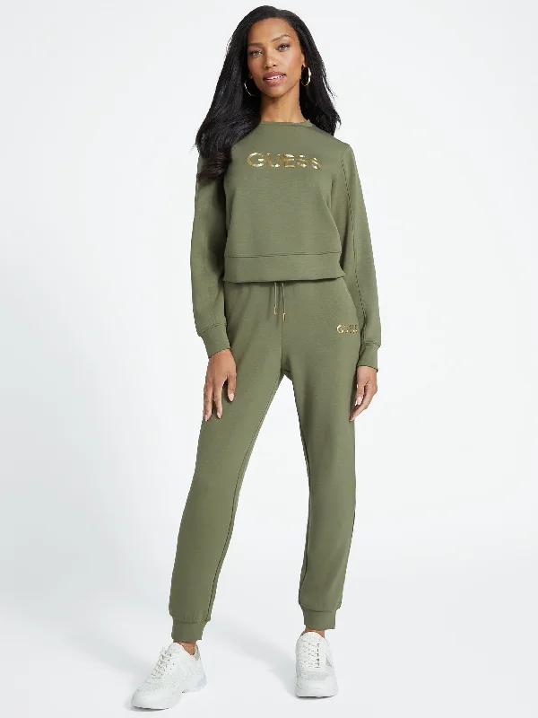 Yoga Shorts for Comfortable Poses -Sol Logo Joggers