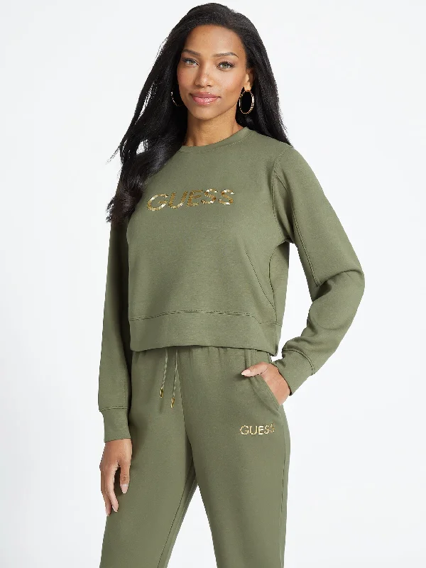 Lightweight Yoga Tops for Ease of Movement -Sol Logo Sweatshirt