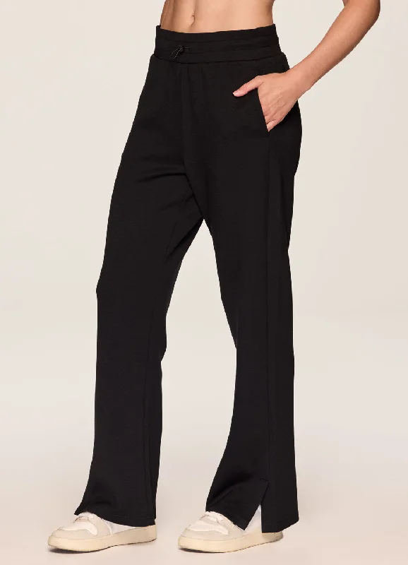 Yoga Pants for Comfort and Support -Solace Scuba Wide Leg Pant