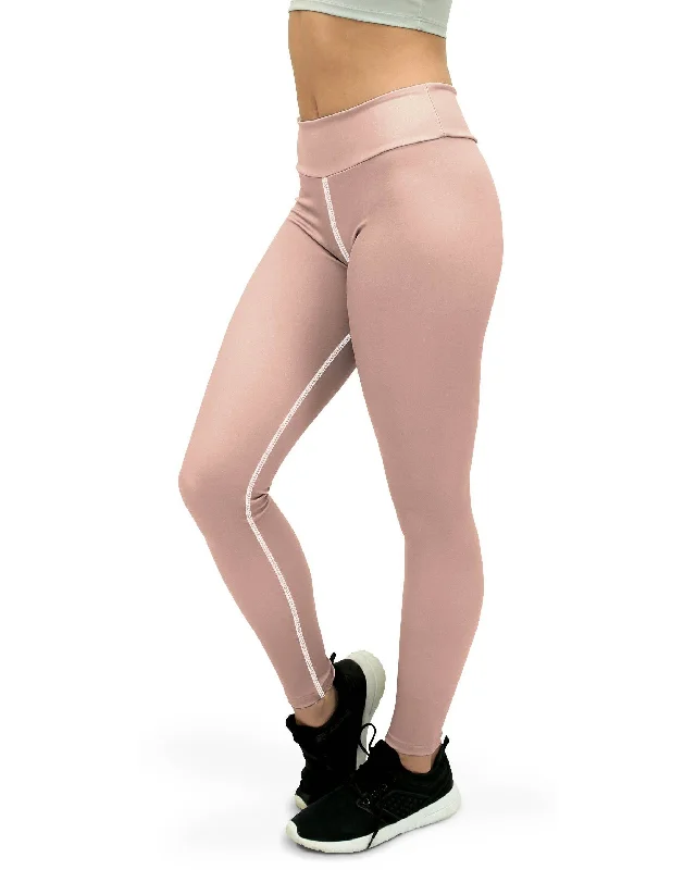 Yoga Pants for Easy Movement -Solid Nude Yoga Pants