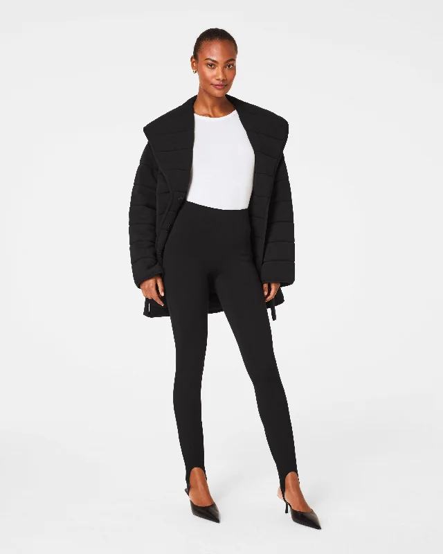Best Yoga Pants for Hot Yoga -SPANXsmooth™ Ponte Stirrup Legging