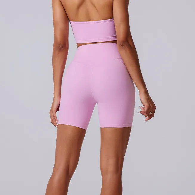 Yoga Shorts for Women’s Comfort and Support -SPARK High Waist Gym Shorts CY2880