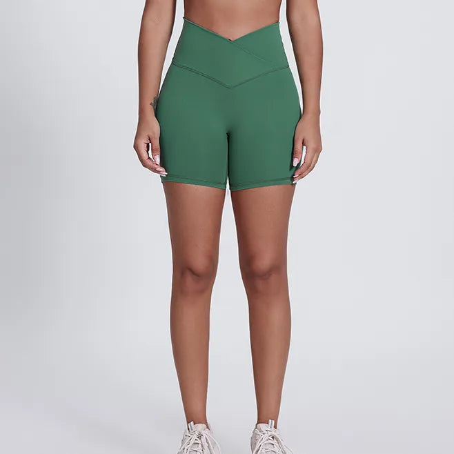 Yoga Shorts for Stretching Poses -SPARK Sports V Cut Shorts LQ5033
