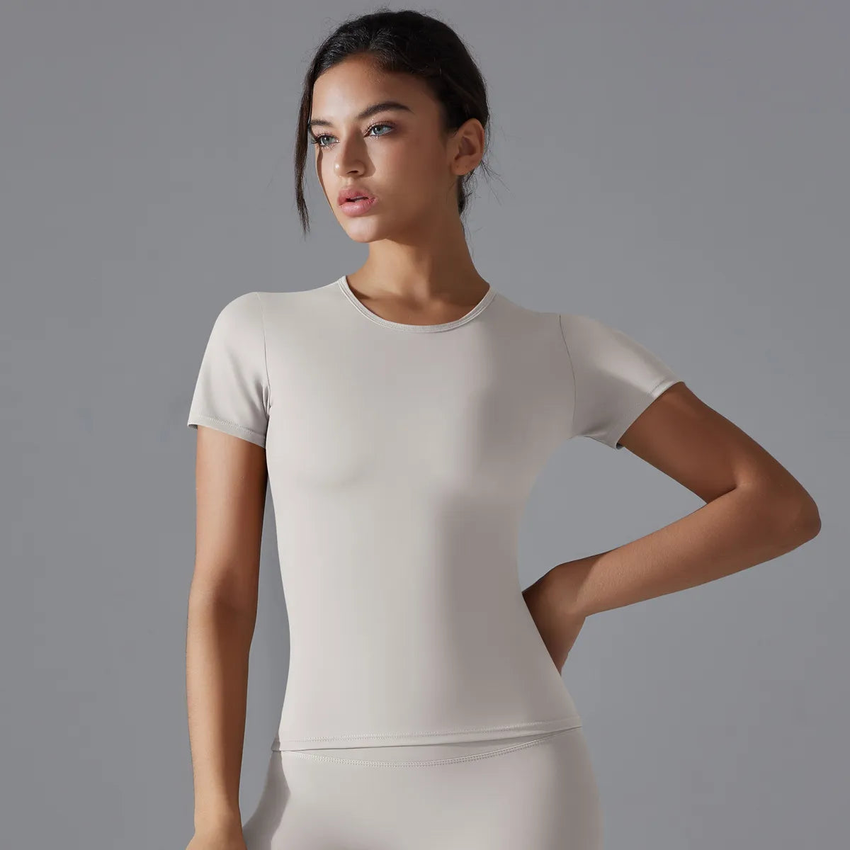 Yoga Tops for Maximum Stretch -SPARK Tight Running Gym Top LR6663