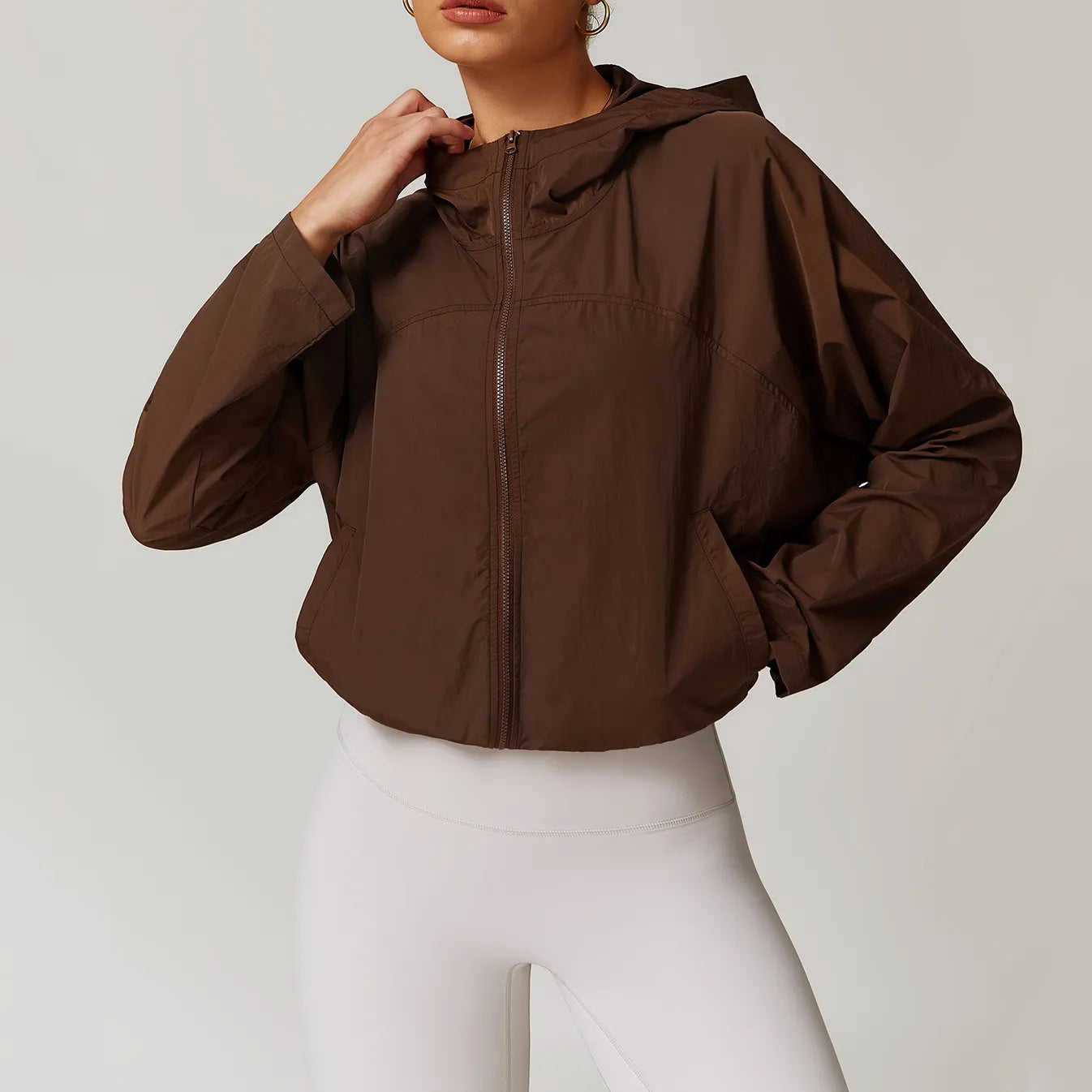 Yoga Tops for Strength and Stretching -SPARK Windproof Running Jacket ZC8954