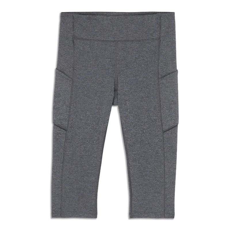 Soft Stretch Yoga Pants -Speed Up Crop - Resale
