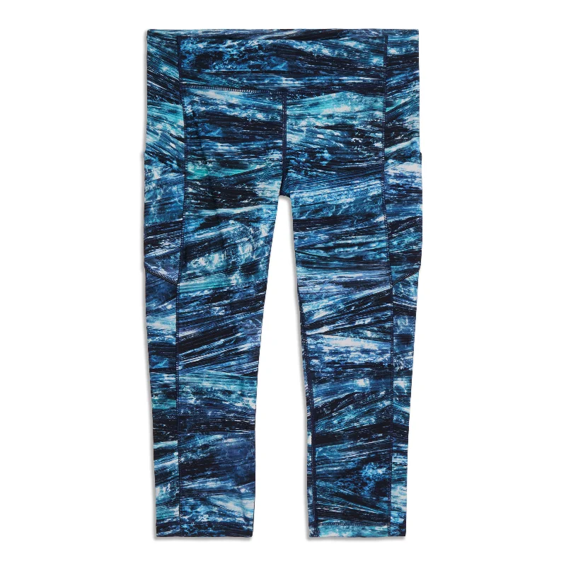 Yoga Pants for Deep Breathing Practice -Speed Up Crop - Resale