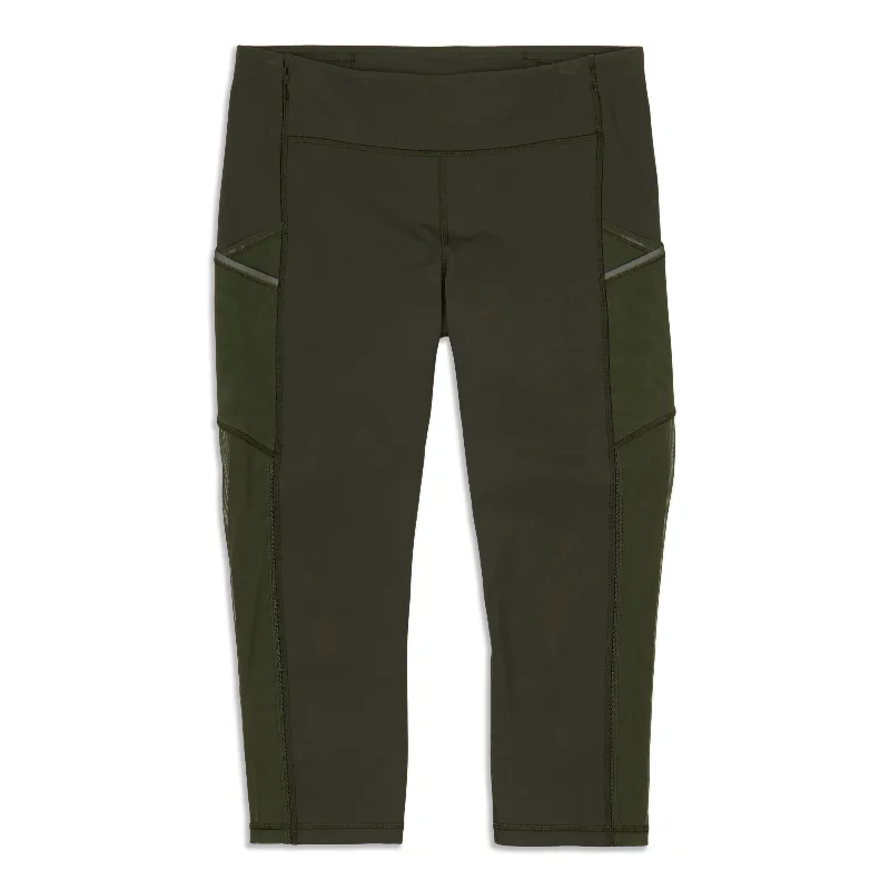 Stylish High-Waisted Yoga Pants -Speed Up Crop - Resale