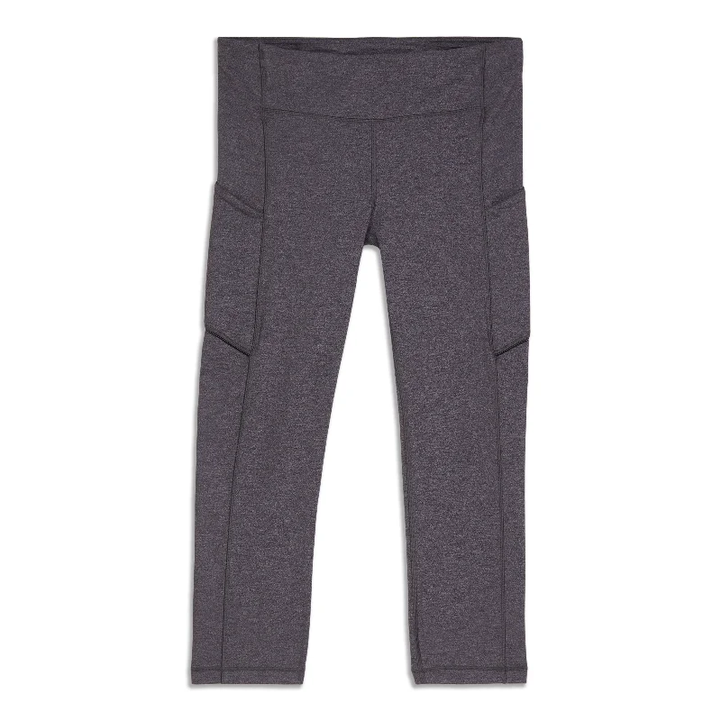 Breathable Full-Length Yoga Pants -Speed Up Crop - Resale