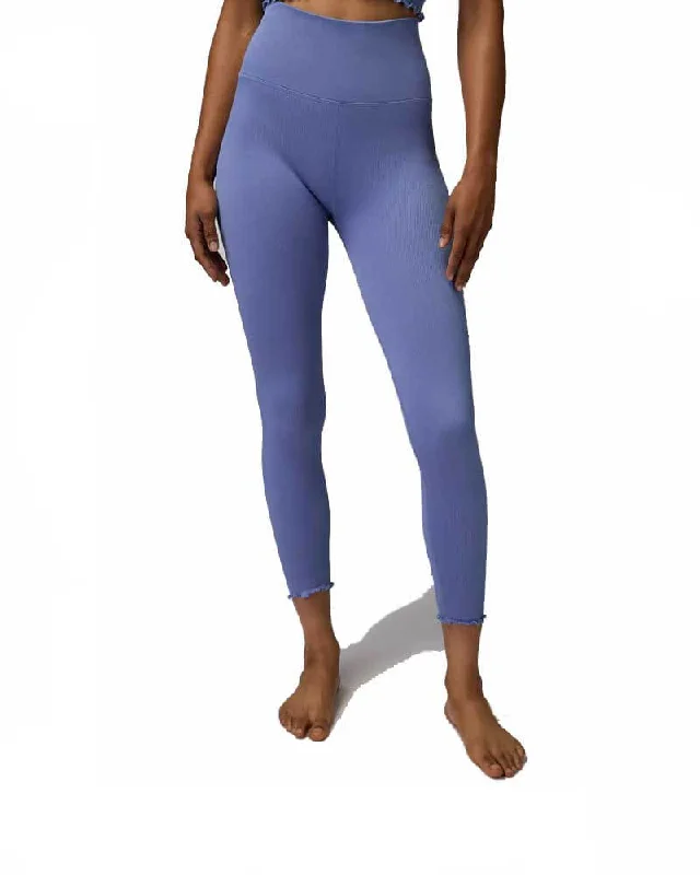 Lightweight Compression Yoga Pants -Love Sculpt Legging Seamless 7/8 Ruffles
