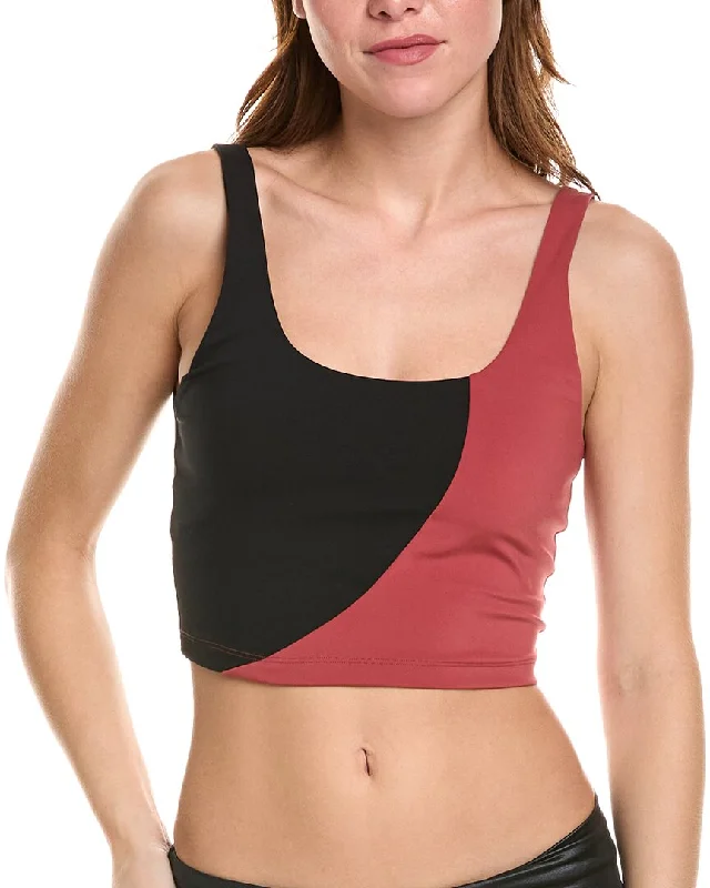 Yoga Tops for All Yoga Poses -Spiritual Gangster Indie Colorblocked Crop Tank
