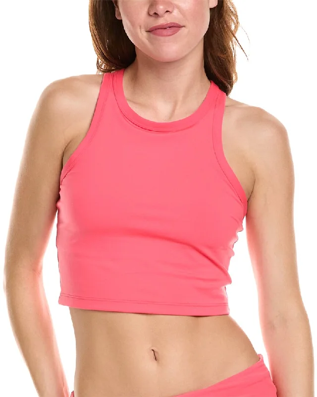 Relaxed Fit Yoga Tops -Spiritual Gangster Racer Back Crop Tank
