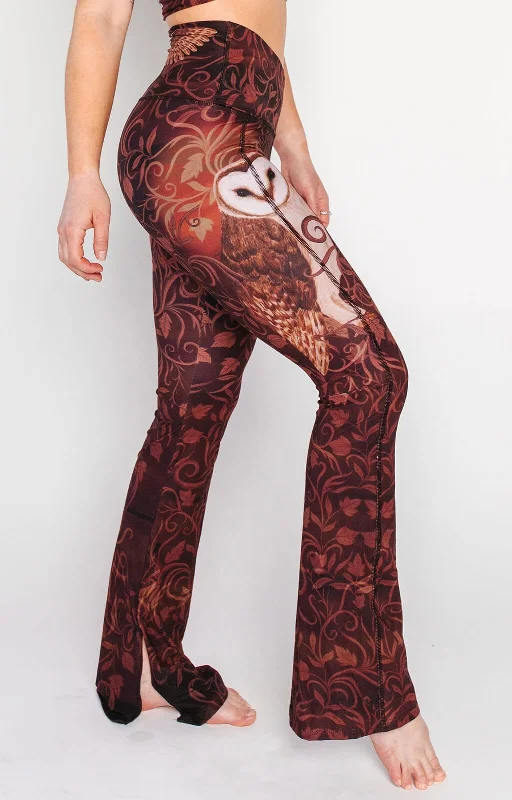 Full-Length Yoga Pants for Women -Split Flare Pant In Wisdom Seeker