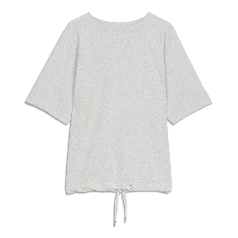 Yoga Tops for Easy Movement and Comfort -Split Short Sleeve - Resale