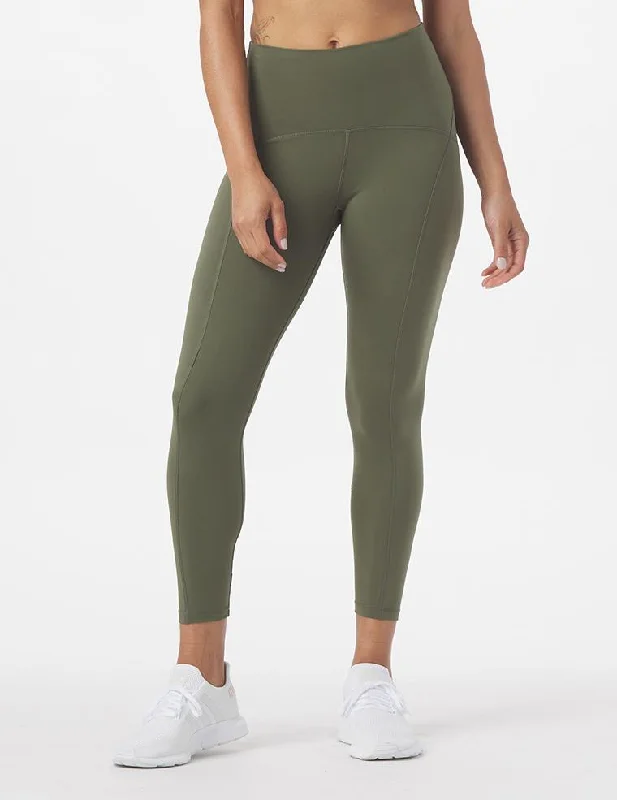 Affordable Yoga Pants for Fitness -Sport 7/8 Legging: Moss