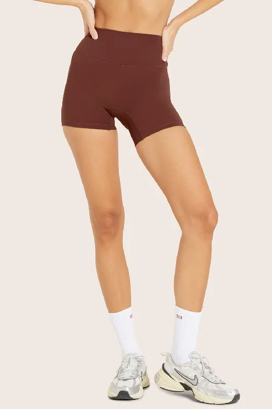 Yoga Shorts for Running and Yoga -SPORTBODY® BIKE SHORTS - COLA