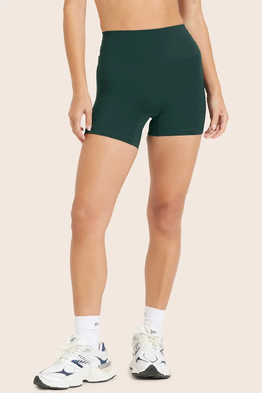 Soft Yoga Shorts for All Day Wear -SPORTBODY® BIKE SHORTS - IVY
