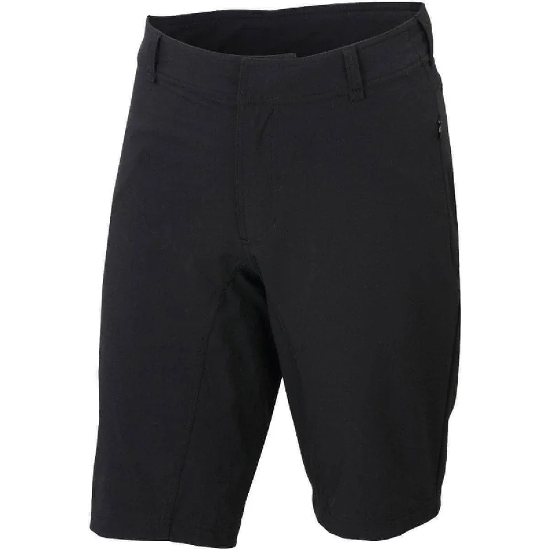Yoga Shorts for Sculpting -Sportful Giara Overshort Mens Cycling Shorts - Black