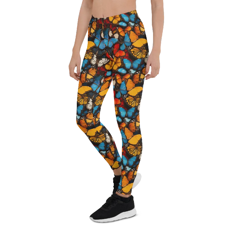 Yoga Pants for Flexibility and Balance -Spring Butterfly Leggings