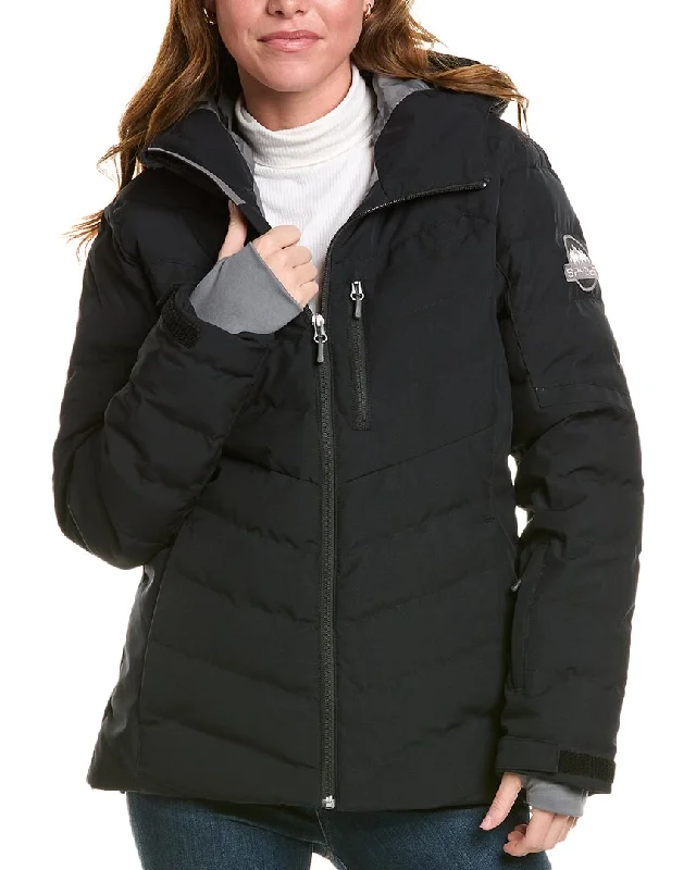 Yoga Shorts for Gym Workouts -Spyder Brisk Synthetic Jacket